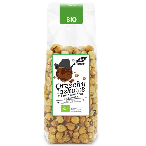 Orzechy laskowe prażone blanszowane 350 g - Bio Planet (EKO)